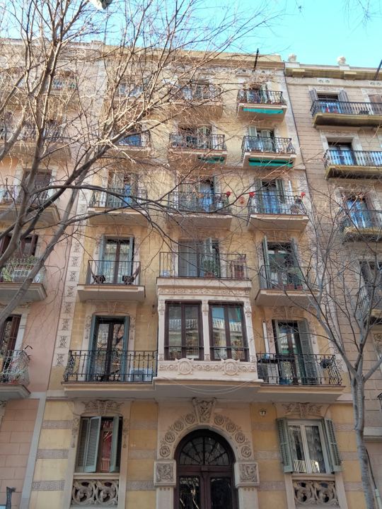 Modernist apartment building in Barcelona